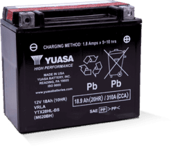 מצבר לאופנוע ים YTX20HL-BS יואסה